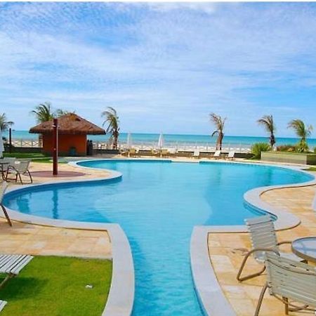 Apartamento Vista Total Do Mar Uma Cobertura A 400M Do Beach Park No Porto Das Dunas Aquiraz Condominio Terramaris Piscina Ampla Parque Infantil Sauna Estacionamento Privado المظهر الخارجي الصورة