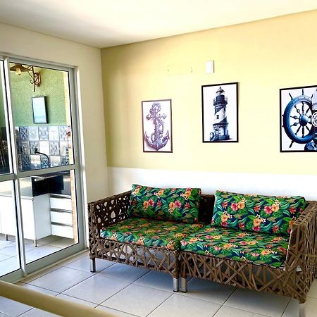 Apartamento Vista Total Do Mar Uma Cobertura A 400M Do Beach Park No Porto Das Dunas Aquiraz Condominio Terramaris Piscina Ampla Parque Infantil Sauna Estacionamento Privado المظهر الخارجي الصورة