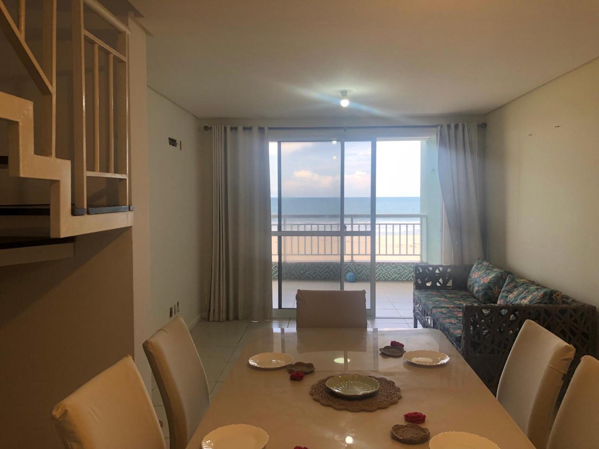 Apartamento Vista Total Do Mar Uma Cobertura A 400M Do Beach Park No Porto Das Dunas Aquiraz Condominio Terramaris Piscina Ampla Parque Infantil Sauna Estacionamento Privado المظهر الخارجي الصورة