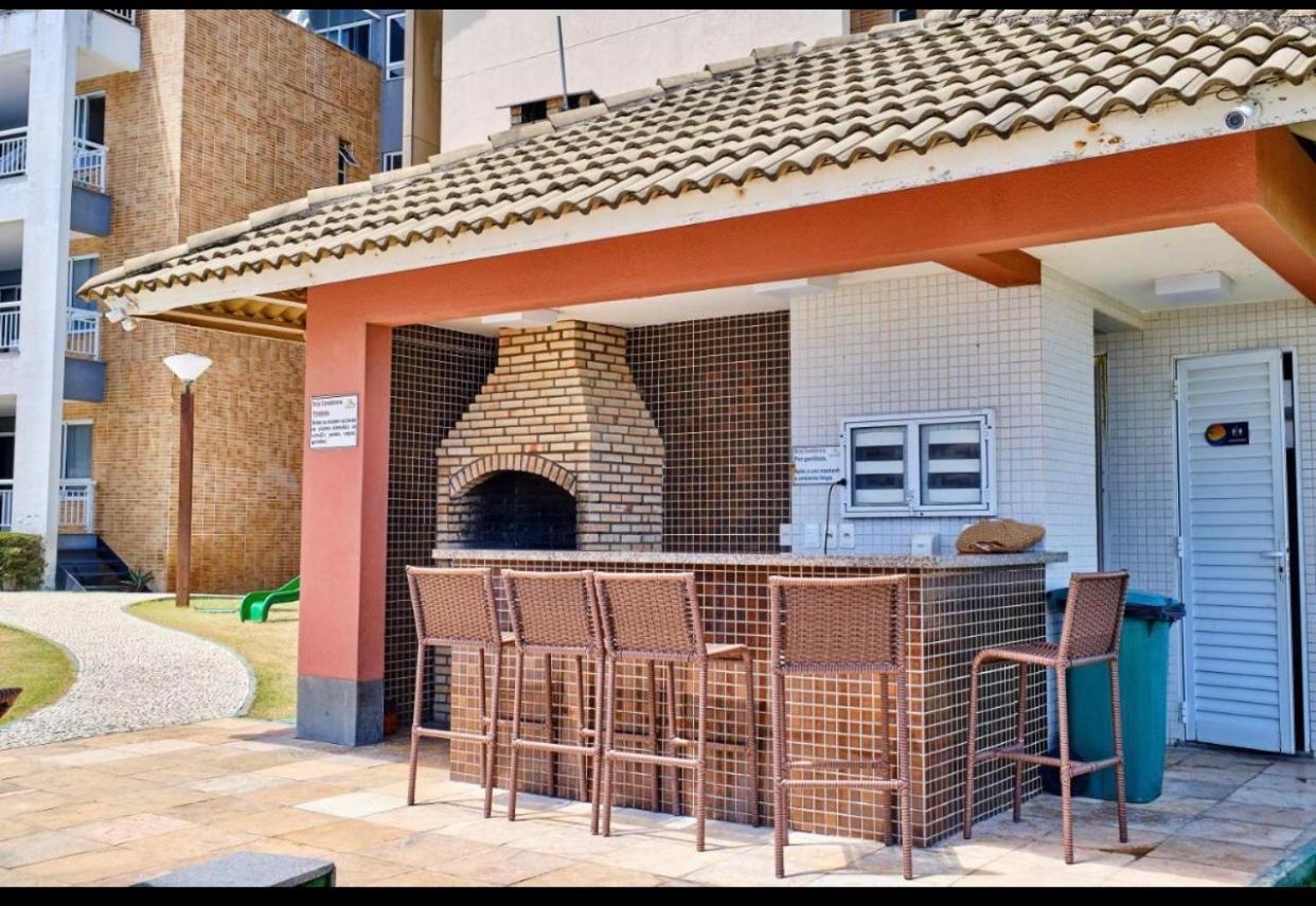 Apartamento Vista Total Do Mar Uma Cobertura A 400M Do Beach Park No Porto Das Dunas Aquiraz Condominio Terramaris Piscina Ampla Parque Infantil Sauna Estacionamento Privado المظهر الخارجي الصورة