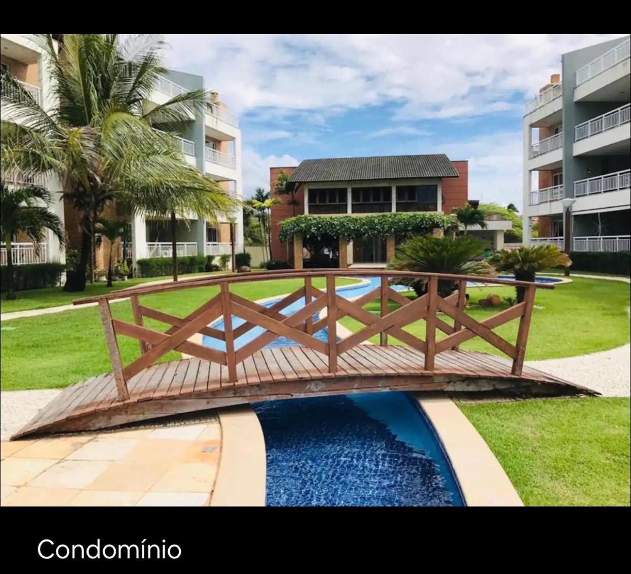 Apartamento Vista Total Do Mar Uma Cobertura A 400M Do Beach Park No Porto Das Dunas Aquiraz Condominio Terramaris Piscina Ampla Parque Infantil Sauna Estacionamento Privado المظهر الخارجي الصورة