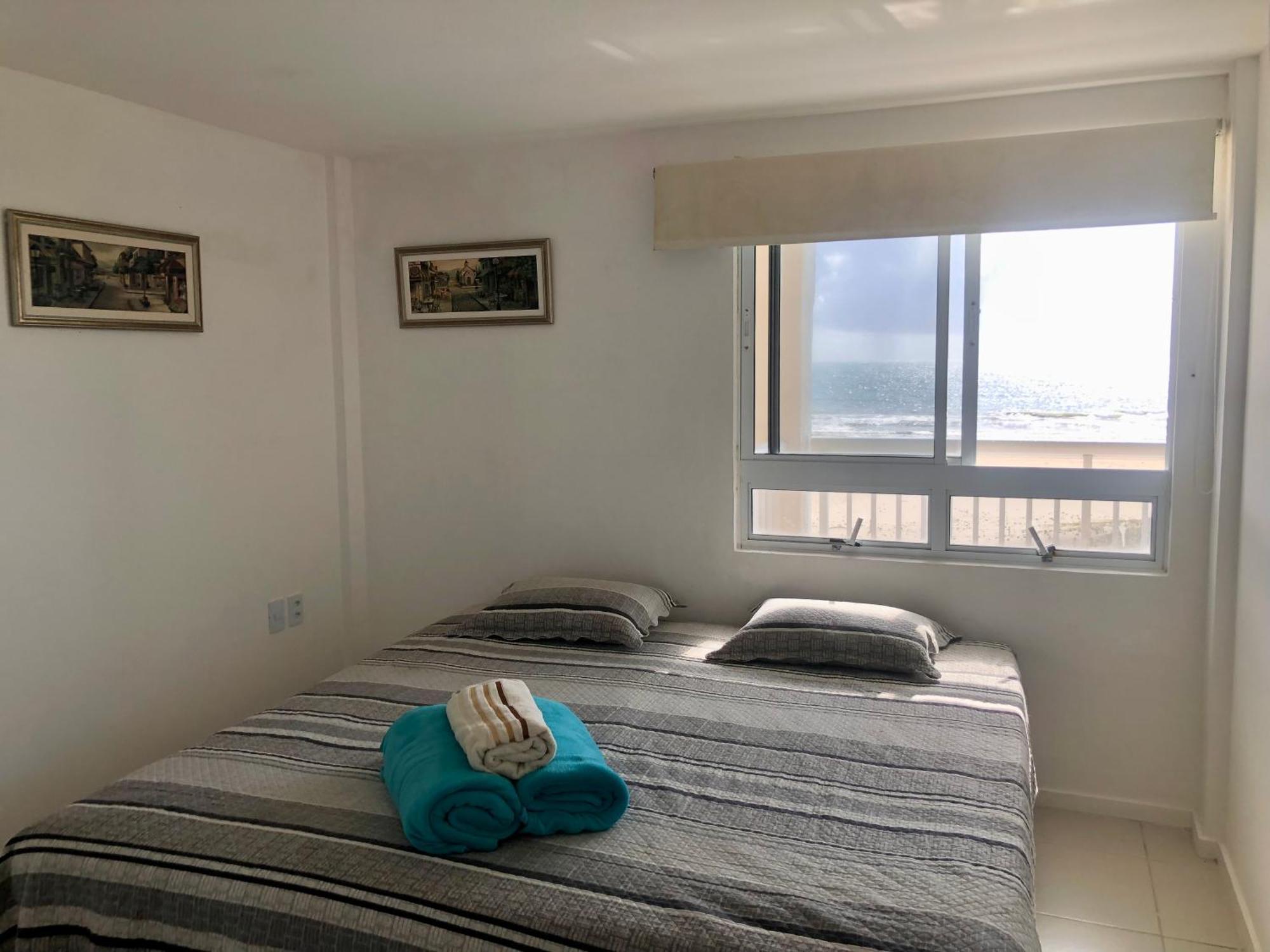 Apartamento Vista Total Do Mar Uma Cobertura A 400M Do Beach Park No Porto Das Dunas Aquiraz Condominio Terramaris Piscina Ampla Parque Infantil Sauna Estacionamento Privado المظهر الخارجي الصورة
