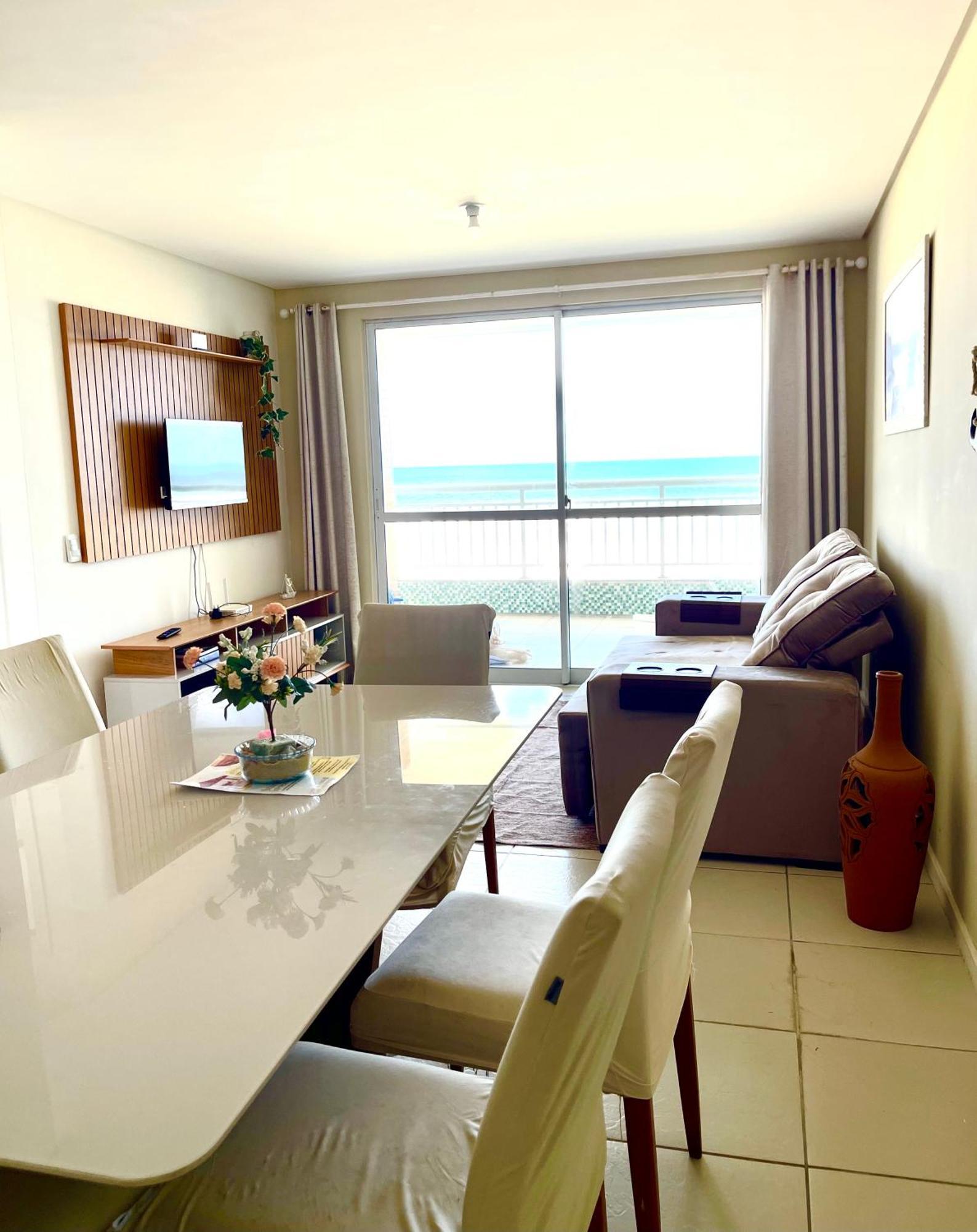 Apartamento Vista Total Do Mar Uma Cobertura A 400M Do Beach Park No Porto Das Dunas Aquiraz Condominio Terramaris Piscina Ampla Parque Infantil Sauna Estacionamento Privado المظهر الخارجي الصورة